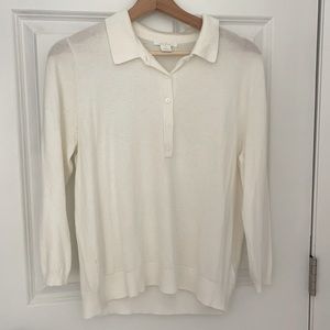 polo top 3/4 sleeve